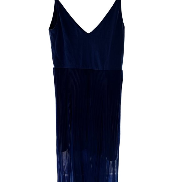 Aritzia Wilfred Daphne Pleated Midi Dress in Blue - Picture 2 of 5